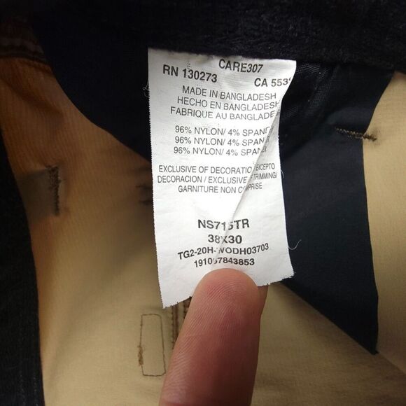 WRANGLER ATG Convertible Trail Jogger Parachute Pant Khaki Tan 38x30 Gorpcore - Picture 8 of 8